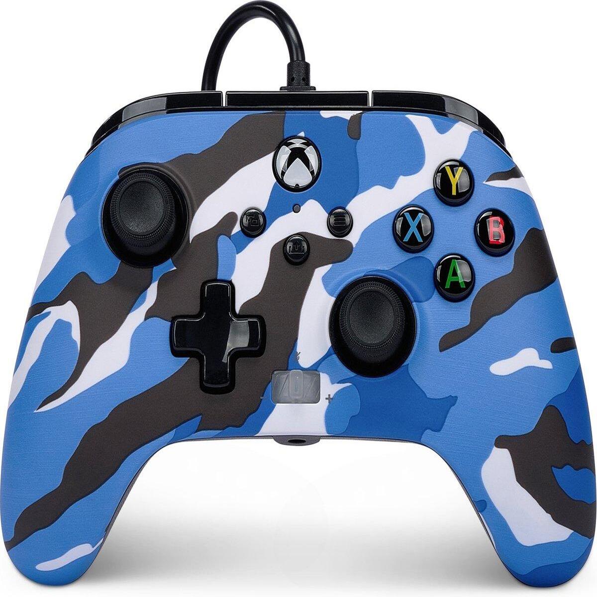 Blue camo wired xbox one controller discount