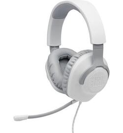 JBL Quantum 100 Over Ear Headset - Wit