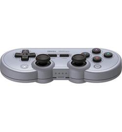 De retro geïnspireerde 8Bitdo SN30-controller is compatibel met Switch (1.0.0 of hoger), Windows (7 of hoger, Bluetooth 4.0 of hoger), Steam (Windows 7 of hoger, macOS 10.9 of hoger), Mac OS (10.7 of hoger), Android (4.0 en hoger), Raspberry Pi (Bluetooth 2.0 of hoger) en 8 Bitdo Retro Receivers! De Gamepad is draadloos te gebruiken met Bluetooth en heeft een USB-C aansluiting. Ook beschikt de controller over Rumble functies, motion controller ondersteuning en LED indicatoren.  Inhoud: - SN30 Buetooth Gamepad