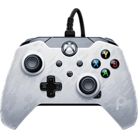 Xbox One Controller Wired - White Camo (Ghost White) - PDP