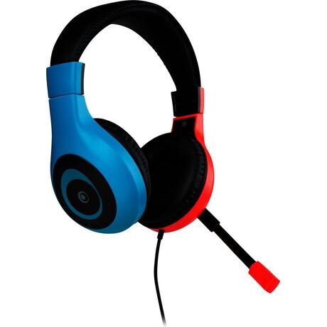 BigBen Nintendo Switch Stereo Headset V1 - Neon Rood/Blauw