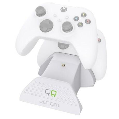 Venom Twin Docking Station Xbox series X/S & One - Inclusief 2 accu's - Wit
