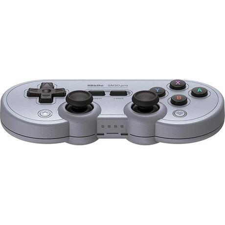 De retro geïnspireerde 8Bitdo SN30-controller is compatibel met Switch (1.0.0 of hoger), Windows (7 of hoger, Bluetooth 4.0 of hoger), Steam (Windows 7 of hoger, macOS 10.9 of hoger), Mac OS (10.7 of hoger), Android (4.0 en hoger), Raspberry Pi (Bluetooth 2.0 of hoger) en 8 Bitdo Retro Receivers! De Gamepad is draadloos te gebruiken met Bluetooth en heeft een USB-C aansluiting. Ook beschikt de controller over Rumble functies, motion controller ondersteuning en LED indicatoren.  Inhoud: - SN30 Buetooth Gamepad
