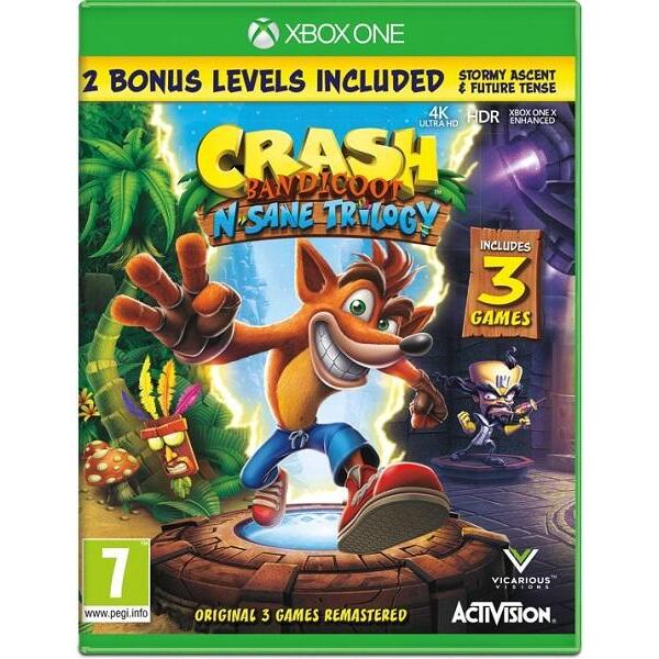 Neerwaarts Pogo stick sprong talent Crash Bandicoot N. Sane Trilogy (Xbox One) | €24.99 | Goedkoop!