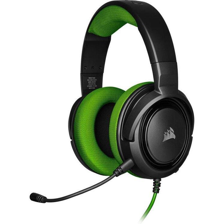 Corsair HS35 Headset Zwart Groen